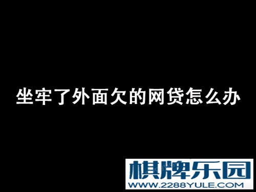 坐牢了外面欠的网贷怎么办